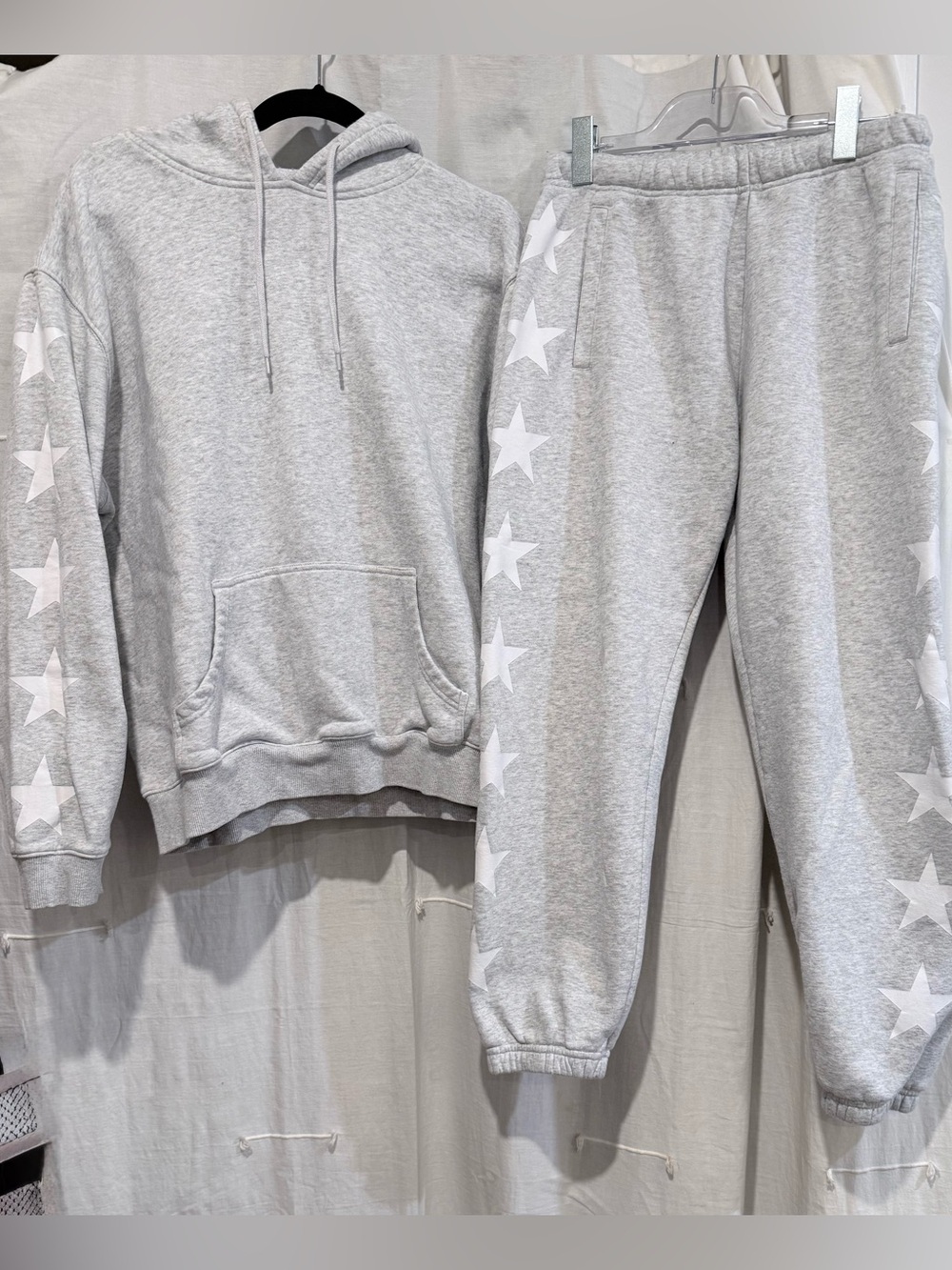 Starfit Matching Grey Hoodie & Jogger Lounge Set
